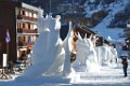 1101420 Sculptures sur neige